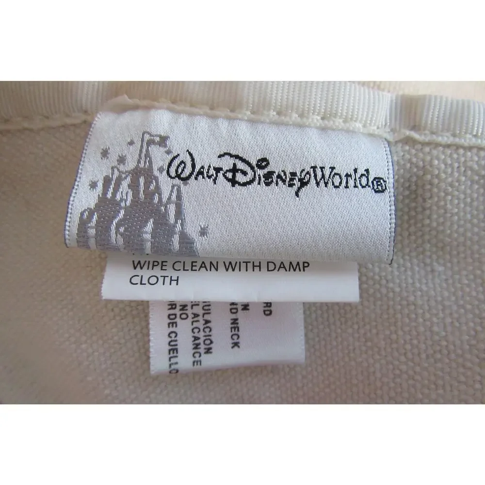 Walt Disney World Canvas Tote Bag Black Straps